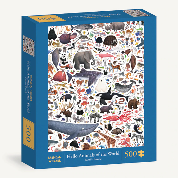Chronicle Books Puzzle Ahoj zvířata světa 500 dílků Chronicle Books Puzzle Ahoj zvířata světa 500 dílků