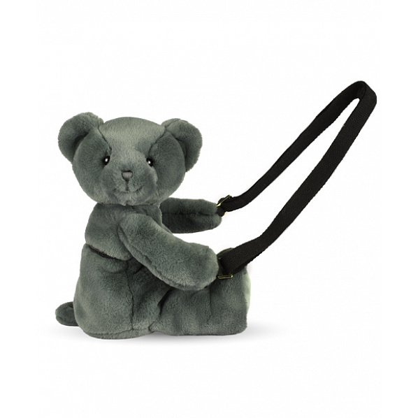 Doudou Plyšová taška přes rameno Medvídek khaki 30 cm