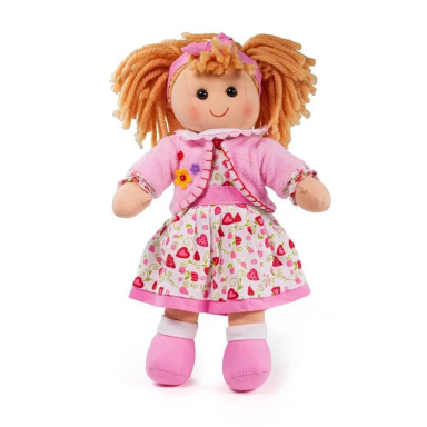 Bigjigs Toys – Látková bábika Kelly 34 cm