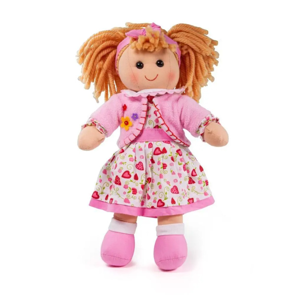 Bigjigs Toys – Látková bábika Kelly 34 cm Bigjigs Toys – Látková bábika Kelly 34 cm
