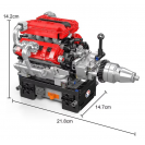 Mould King 10204 Automobilový 8-valcový motor FE V12