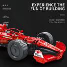 Reobrix 11007 F1 závodné auto červené R/C 1:8 