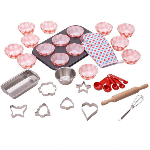 Bigjigs Toys Set nástrojů pro pečení Bigjigs Toys Set nástrojů pro pečení
