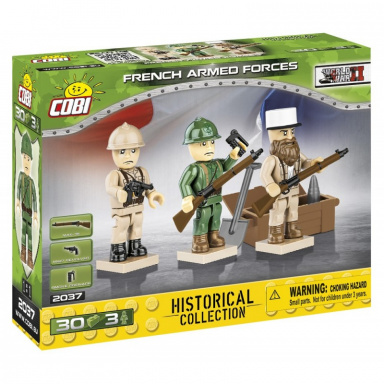 COBI 2037 WW II -  Figúrky vojakov Francúzska armáda