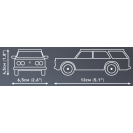 COBI 24603 Poľský automobil FSO 125p Estate