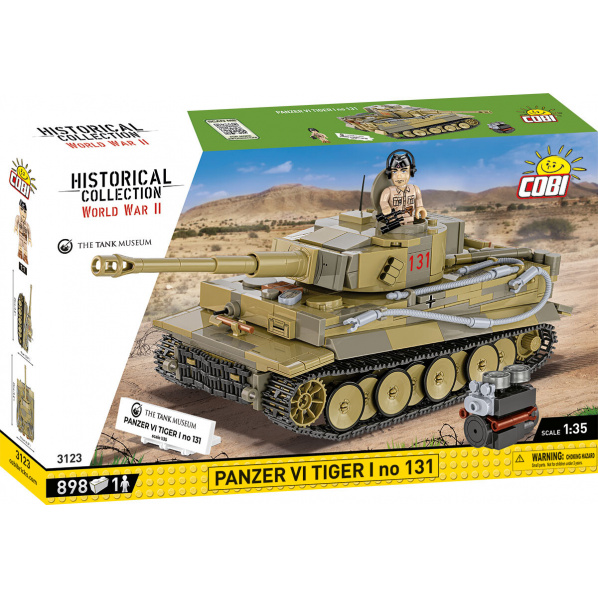 COBI 3123 Nemecký tank PzKpfw VI Tiger č.131, 1:35