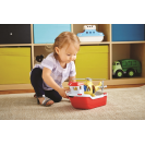 Green Toys Záchranná loď s helikoptérou