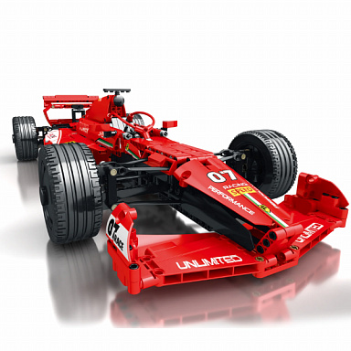 Reobrix 11007 F1 pretekárske auto červené 1:8 