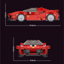 Mould King 27006 Model auta Ferrari 488 GTB