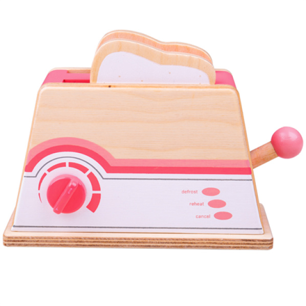 Bigjigs Toys Dřevěný toaster růžový Bigjigs Toys Dřevěný toaster růžový