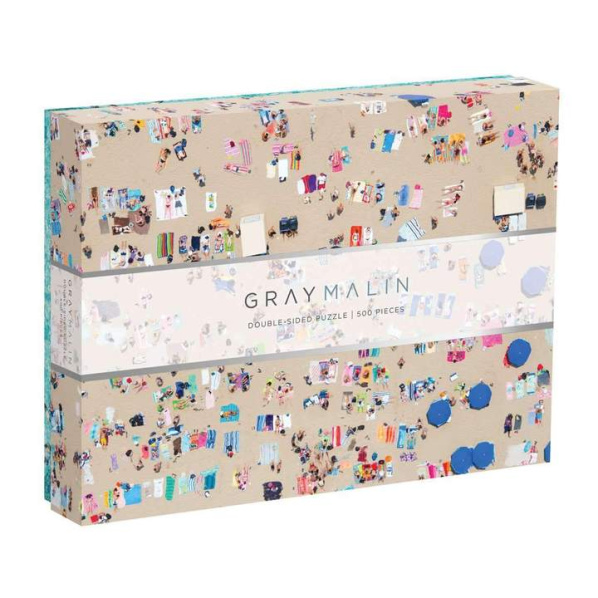 Galison Oboustranné puzzle Pláž Gray Malin 500 dílků Galison Oboustranné puzzle Pláž Gray Malin 500 dílků