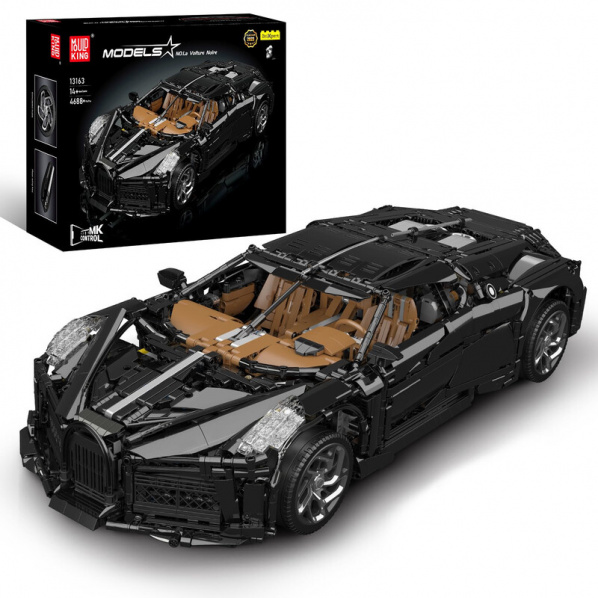 Mould King 13163 Športový automobil Bugatti La Voiture Noire R/C