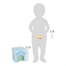 Small Foot Skladacia veža pastelová so zvieratkami