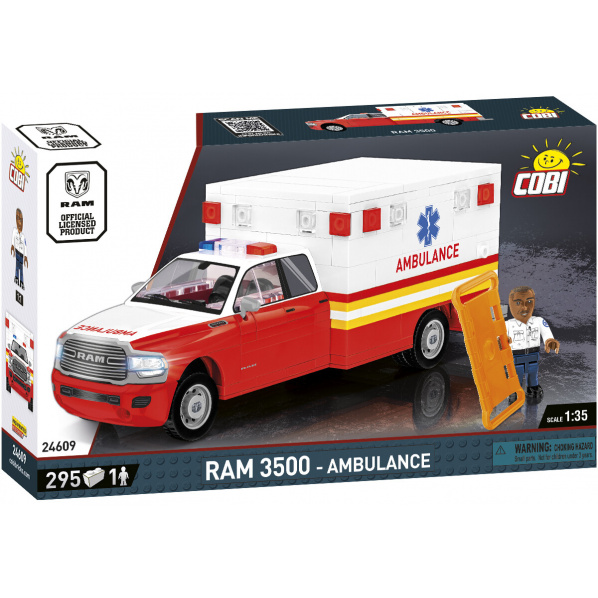 COBI 24609 RAM 3500 Sanitka, 1:35, 295 k, 1 f COBI 24609 RAM 3500 Sanitka, 1:35, 295 k, 1 f