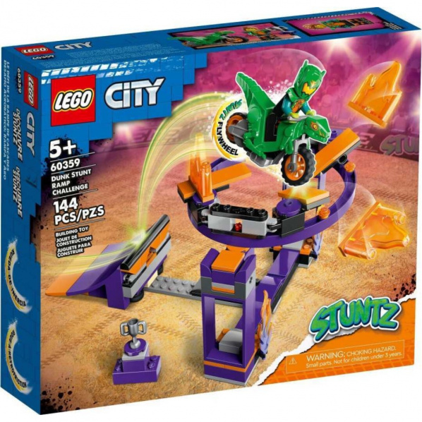 LEGO® City 60359 Kaskadérska výzva s rampou a obručou