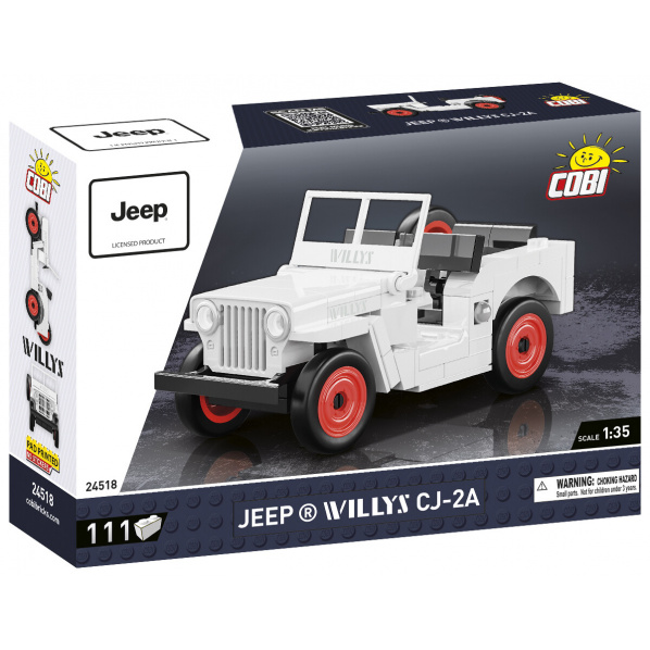 COBI 24518 Americký terénny automobil Jeep Willys CJ-2A COBI 24518 Americký terénny automobil Jeep Willys CJ-2A