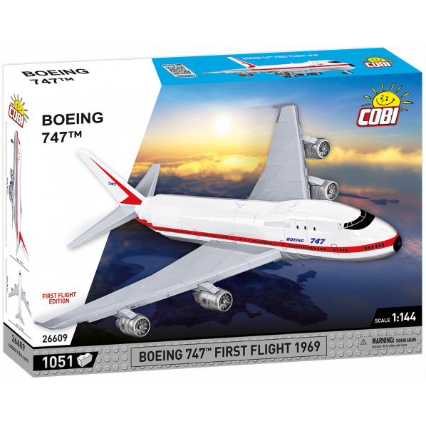 COBI 26609 Americké dopravné lietadlo Boeing 747 First Flight 1969 COBI 26609 Americké dopravné lietadlo Boeing 747 First Flight 1969
