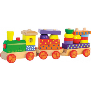 Woody Skladací vlak s potlačou, svetlom a zvukom – dva vagóny