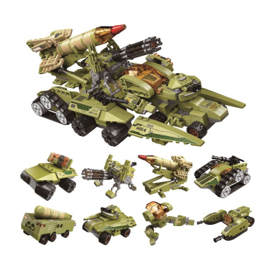 Qman 1415 Thunder Expedition Battle Car sada 8v1