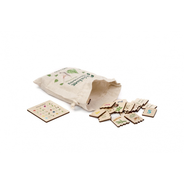 Lesný svet Počítame s prírodou Montessori - Listy a plody