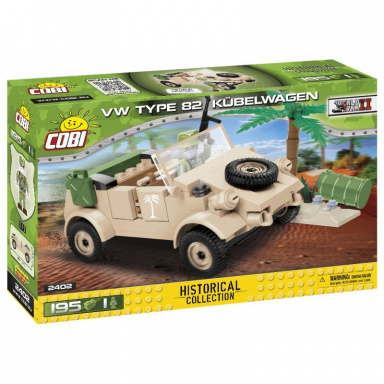 Cobi 2402 Nemecké osobné vozidlo VW typ 82 Kübelwagen