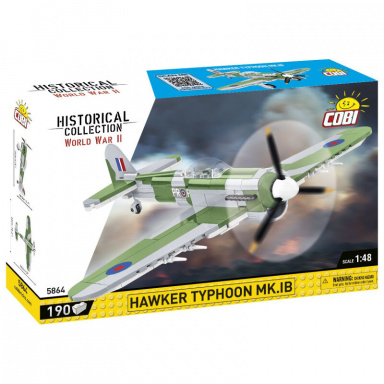 COBI 5864 Britské stíhacie lietadlo Hawker Typhoon Mk.IB