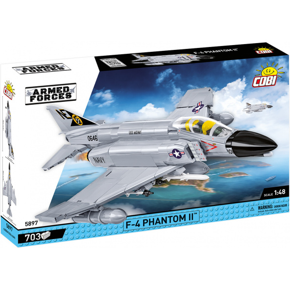 COBI 5897 Armed Forces F-4 Phantom II, 1:48, 703 k