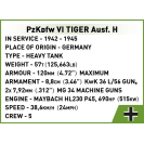 Cobi 2556 Nemecký tank Tiger 131 Sd.Kfz. 181 Panzerkampfwagen VI Ausf. E