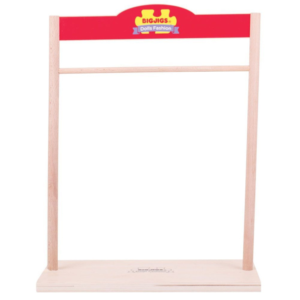 Bigjigs Toys Věšák na šaty pro panenky Bigjigs Toys Věšák na šaty pro panenky