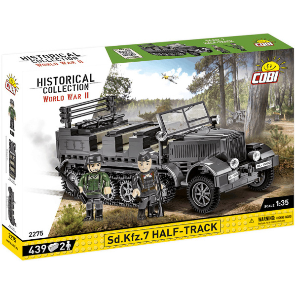 COBI 2275 Nemecký delostrelecký ťahač Sd.Kfz.7 COBI 2275 Nemecký delostrelecký ťahač Sd.Kfz.7