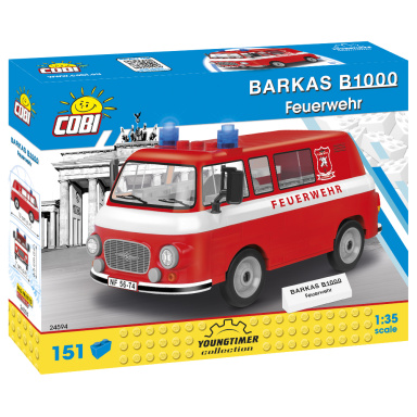 Cobi 24594 Youngtimer Barkas B1000 hasiči, 1:35, 151 k