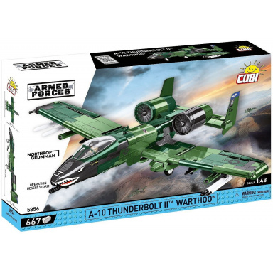 COBI 5856 Americké bojové lietadlo A-10 Thunderbolt II Warthog