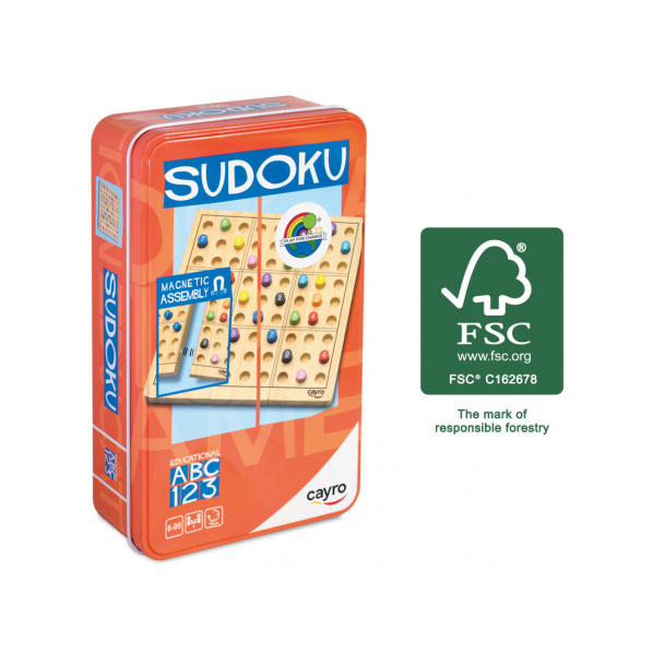 Cayro 110 - Sudoku Metal Box (FSC) Cayro 110 - Sudoku Metal Box (FSC)