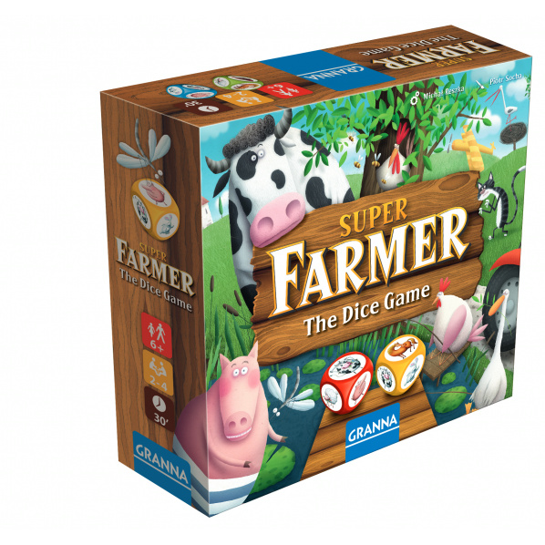 Granna Superfarmár hra s kockami
