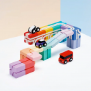 Qbi 129 Creator Infinite STEM Track – kreatívna magnetická stavebnica s autíčkami