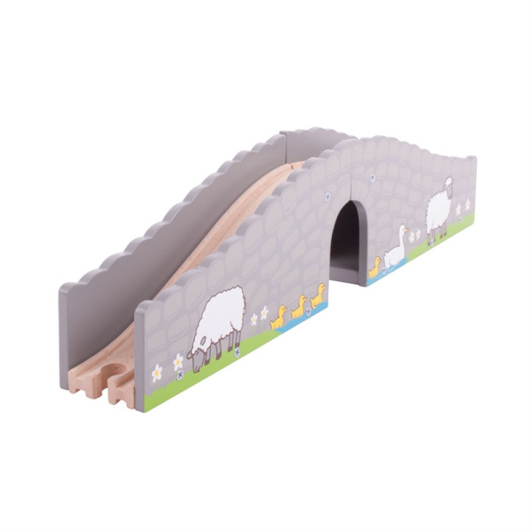 Bigjigs Rail Farma most s tunelom Bigjigs Rail Farma most s tunelom