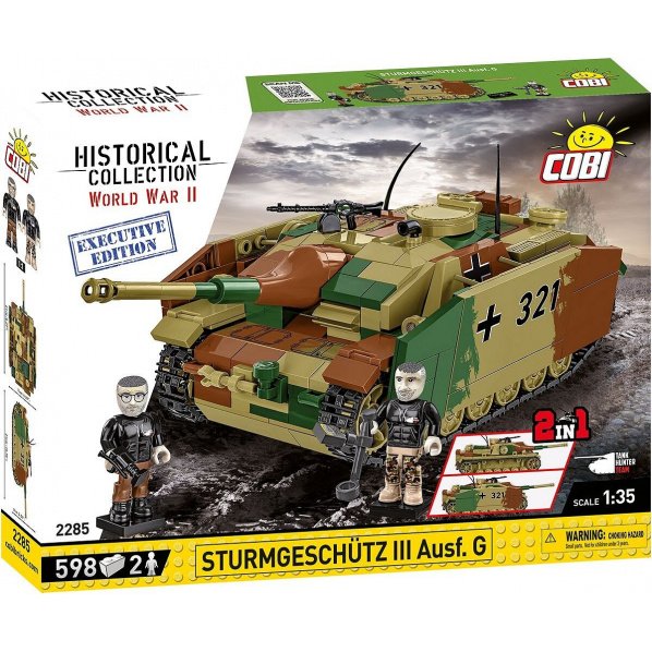 COBI 2285 Nemecké samohybné delo StuG III Ausf.G - Executive Edition COBI 2285 Nemecké samohybné delo StuG III Ausf.G - Executive Edition