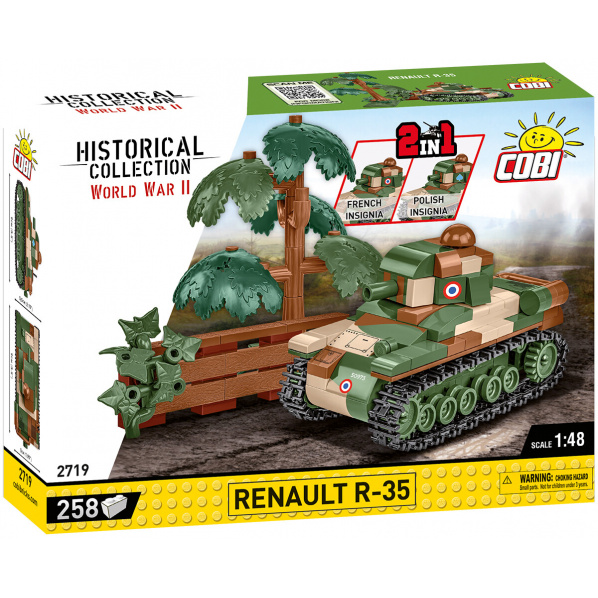 Cobi 2719 Francúzsky pechotný tank Renault R-35 Cobi 2719 Francúzsky pechotný tank Renault R-35