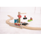 Bigjigs Rail Uhoľný dok so žeriavom