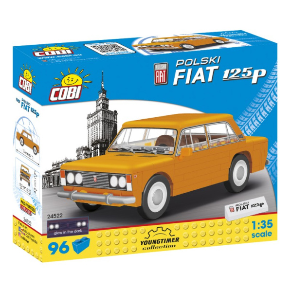 Cobi 24522 Youngtimer Polský Fiat 125p, 96 k