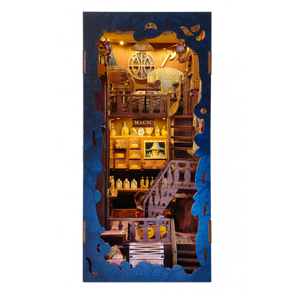 2Kids Toys 3D skládačka Zarážka na knihy Miniatura domečku Magická knihovna 2Kids Toys 3D skládačka Zarážka na knihy Miniatura domečku Magická knihovna