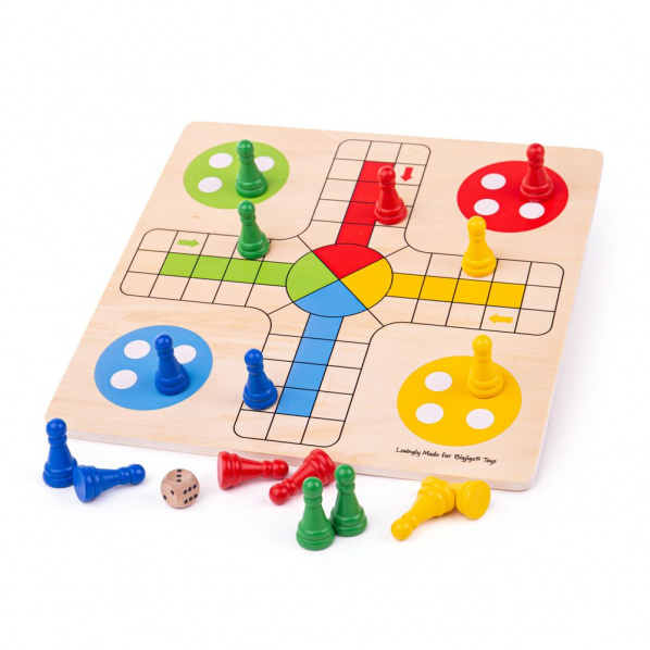 Bigjigs Toys Člověče nezlob se! Bigjigs Toys Člověče nezlob se!