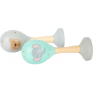 small foot Dřevěné rumba koule Pastel sada 2 ks