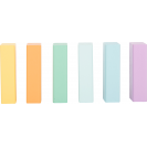 Small Foot Drevené kocky pastelové 50 ks