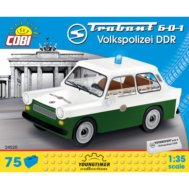 Cobi 24520 Youngtimer Trabant 601 Polizei DDR, 1 : 35, 75 k