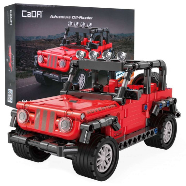 CaDA C52027W Smash Off-Roader Pull-back Off-Roader červený