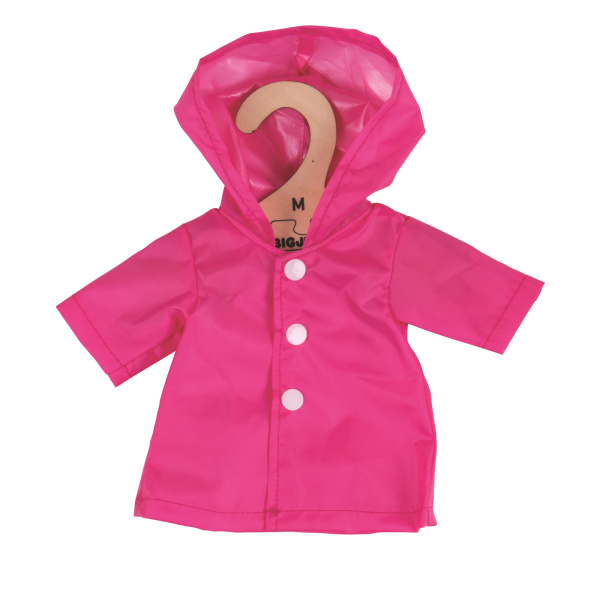 Bigjigs Toys Růžový kabátek  pro panenku 34 cm