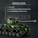 Reobrix 77030 Tank Sherman M4A3E8 – World of Tanks
