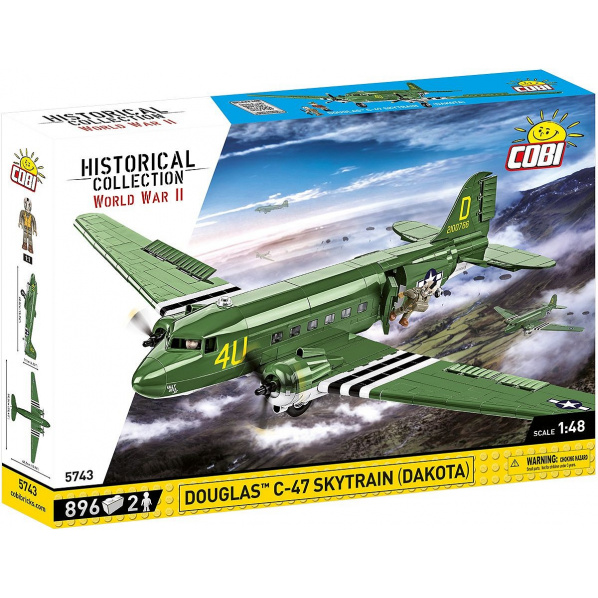 Cobi 5743 Americké dopravné lietadlo Douglas C-47 Skytrain Dakota Cobi 5743 Americké dopravné lietadlo Douglas C-47 Skytrain Dakota