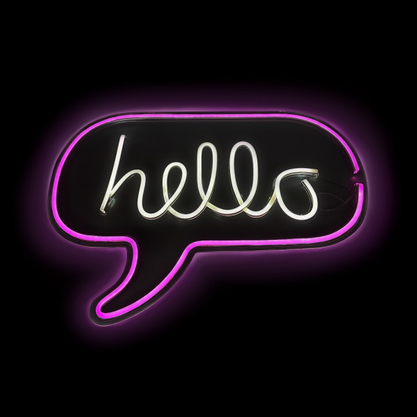 2Kids Toys LED NEON LIGHT lampička hello